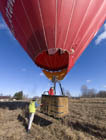Hot Air Balloon Ride Ottawa 2007 landed