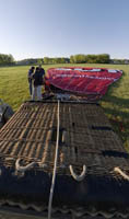 Hot Air Balloon Ride Ottawa 2007 inflating