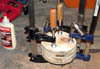 Base glued together