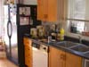 Kitchen with new fridge