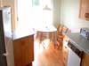 Kitchen with old eating area